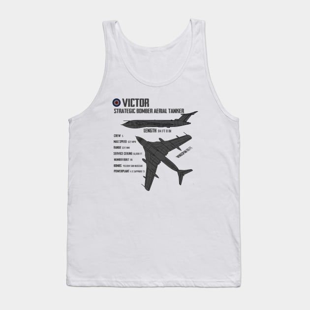 Handley Page Victor Tank Top by Dirty Custard Designs 